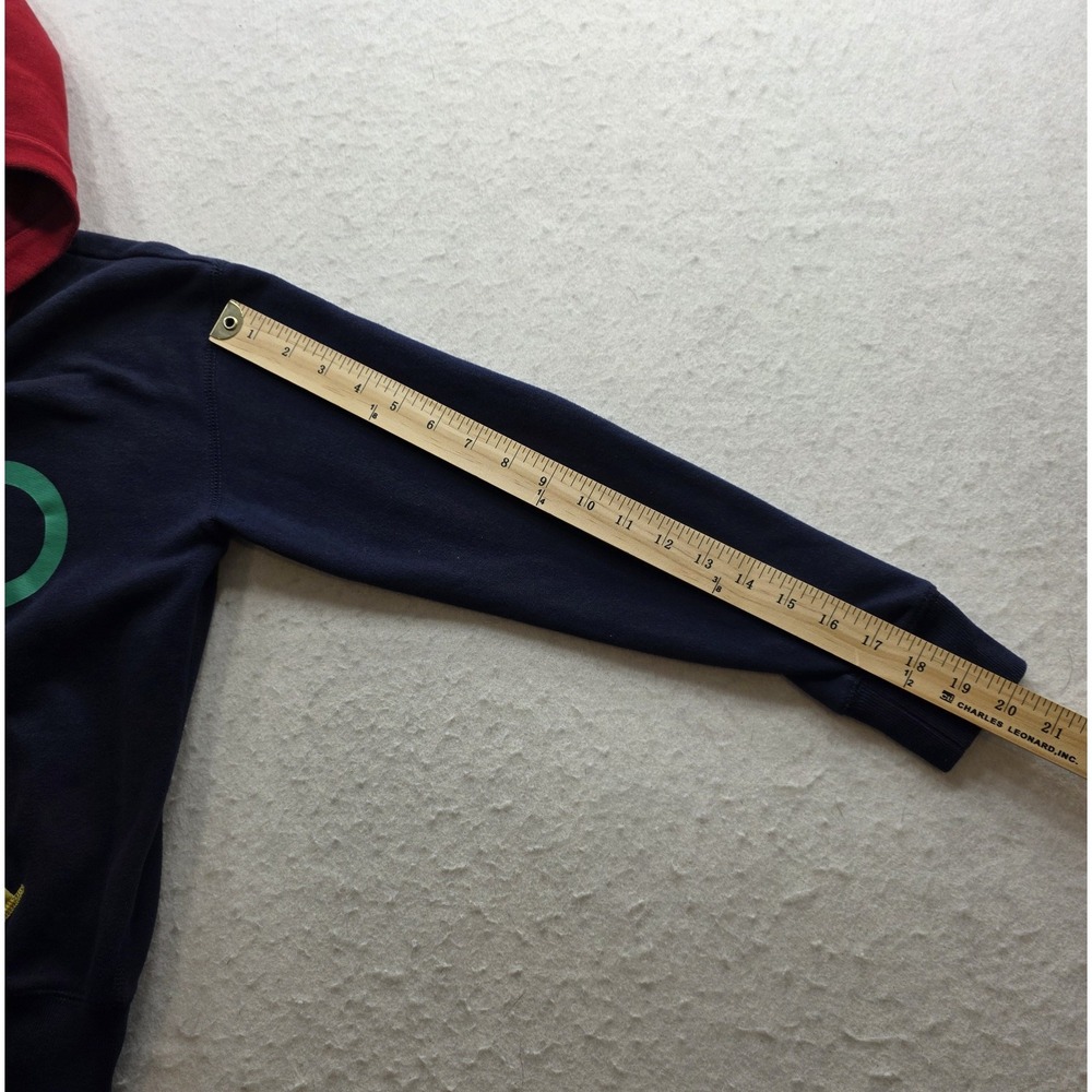 Polo Ralph Lauren Boy's Blue, Red, Yellow Pullover One Pocket Hoodie. Size XL 16 - Picture 6 of 8